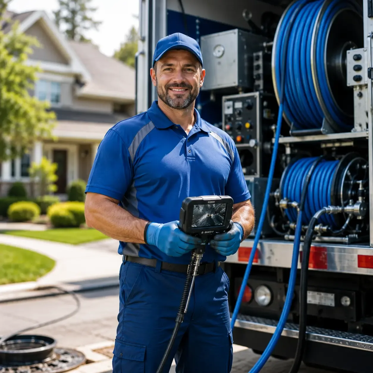 Local outdoor drain cleaning specialists in Frederic, MI